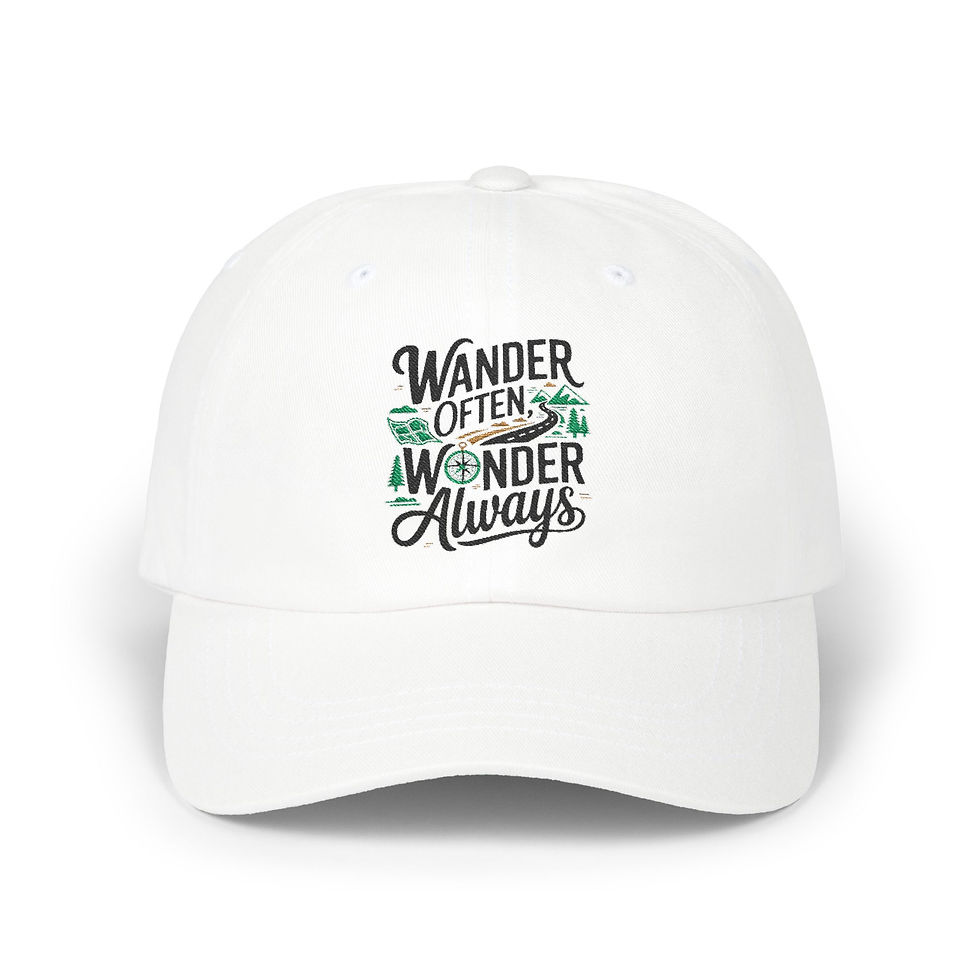 Thumbnail: Adventure Ready Classic Cap, Casual Baseball Hat, Father's Day Gift