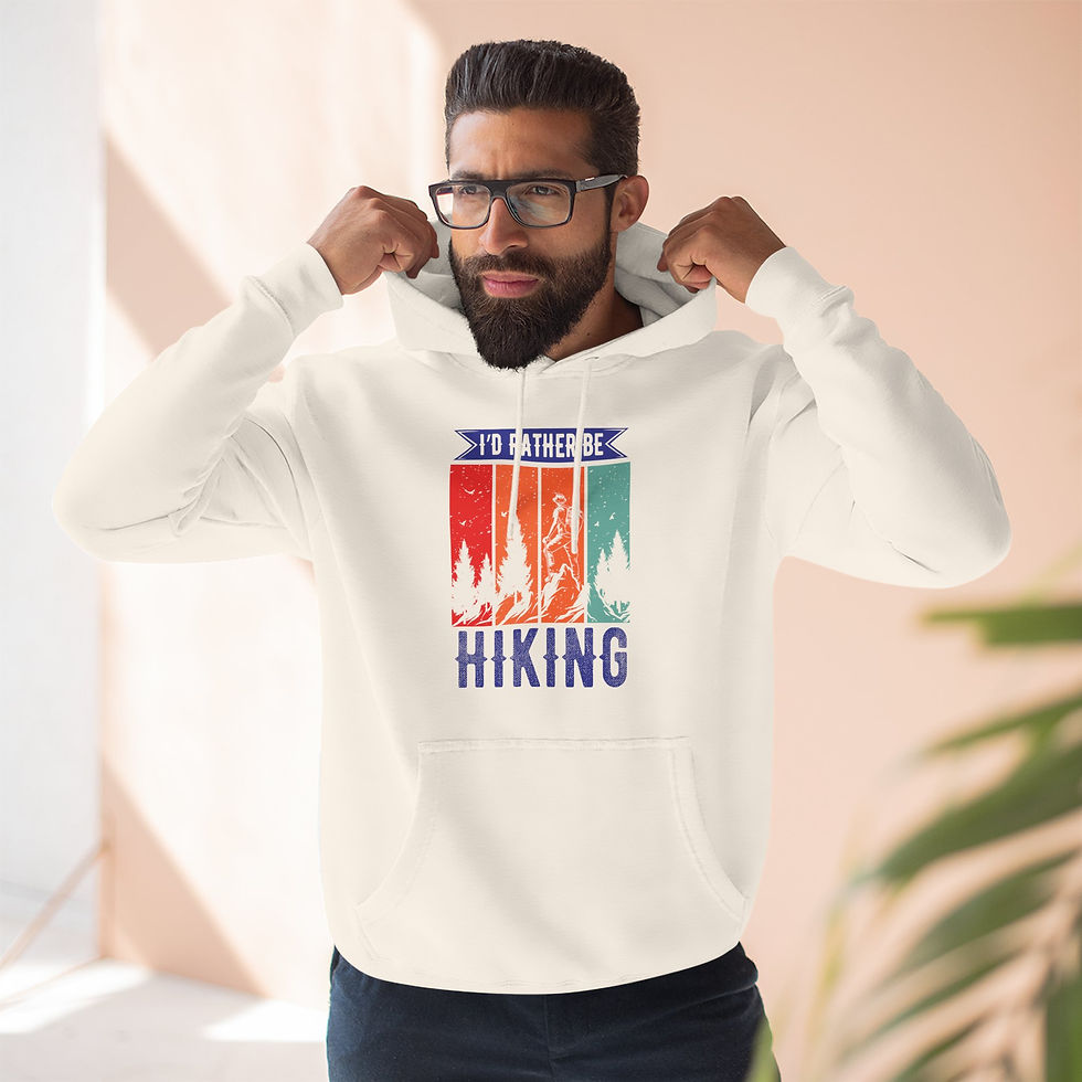 Thumbnail: Explore Mountains Adventure Awaits Hoodie, Fleece Sweatshirt, Gift for Hikers