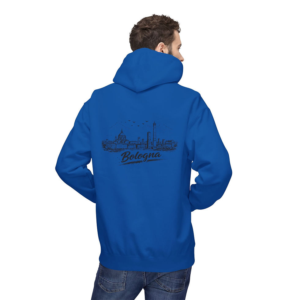 Thumbnail: Copy of  Venice-Melun Skyline Hoodie — Minimal French Cityscape Pullover