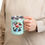 Thumbnail: Travel Mug -  Funny Coffee Tumbler 15oz | Happy Face on Front-Grumppy on Back