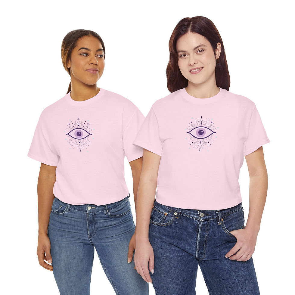 Thumbnail: Shiva-Themed Unisex Heavy Cotton Tee, Symbol of Strength