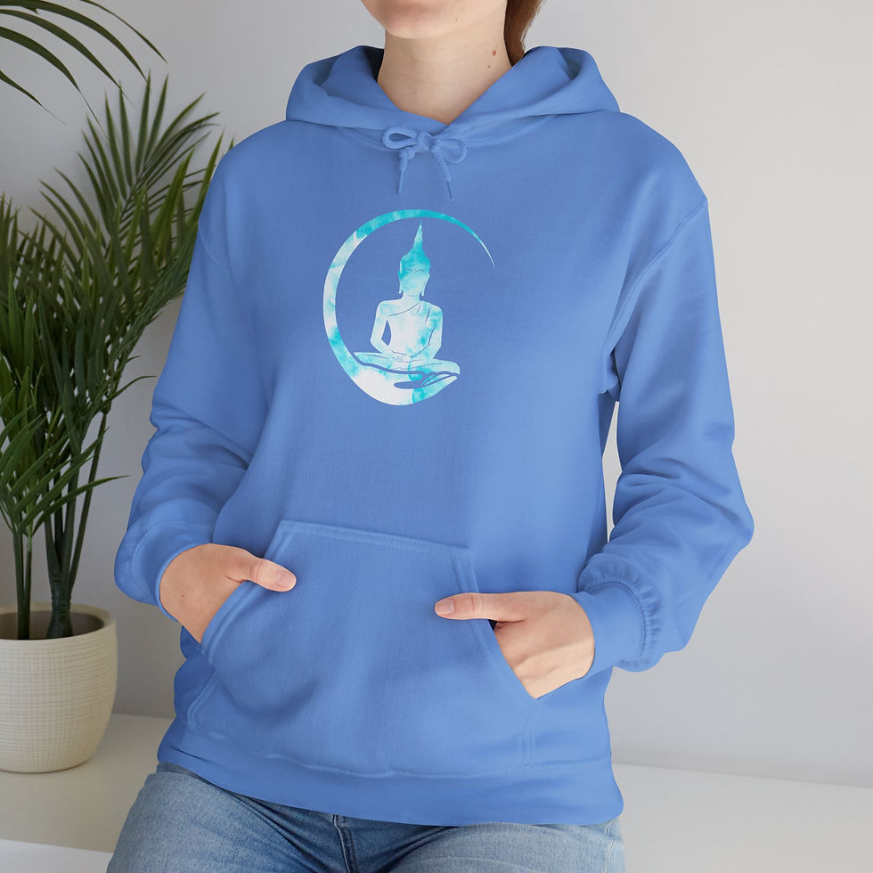 Thumbnail: Buddha Fan Hoodie - Spiritual Inspired Sweatshirt for Meditation Lovers