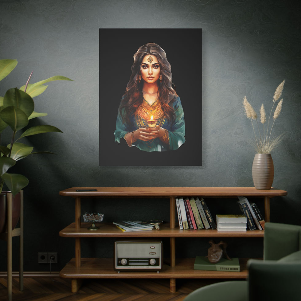 Thumbnail: Elegant Art Nouveau Matte Vertical Posters, Wall Decor,  Vintage Style Art Print