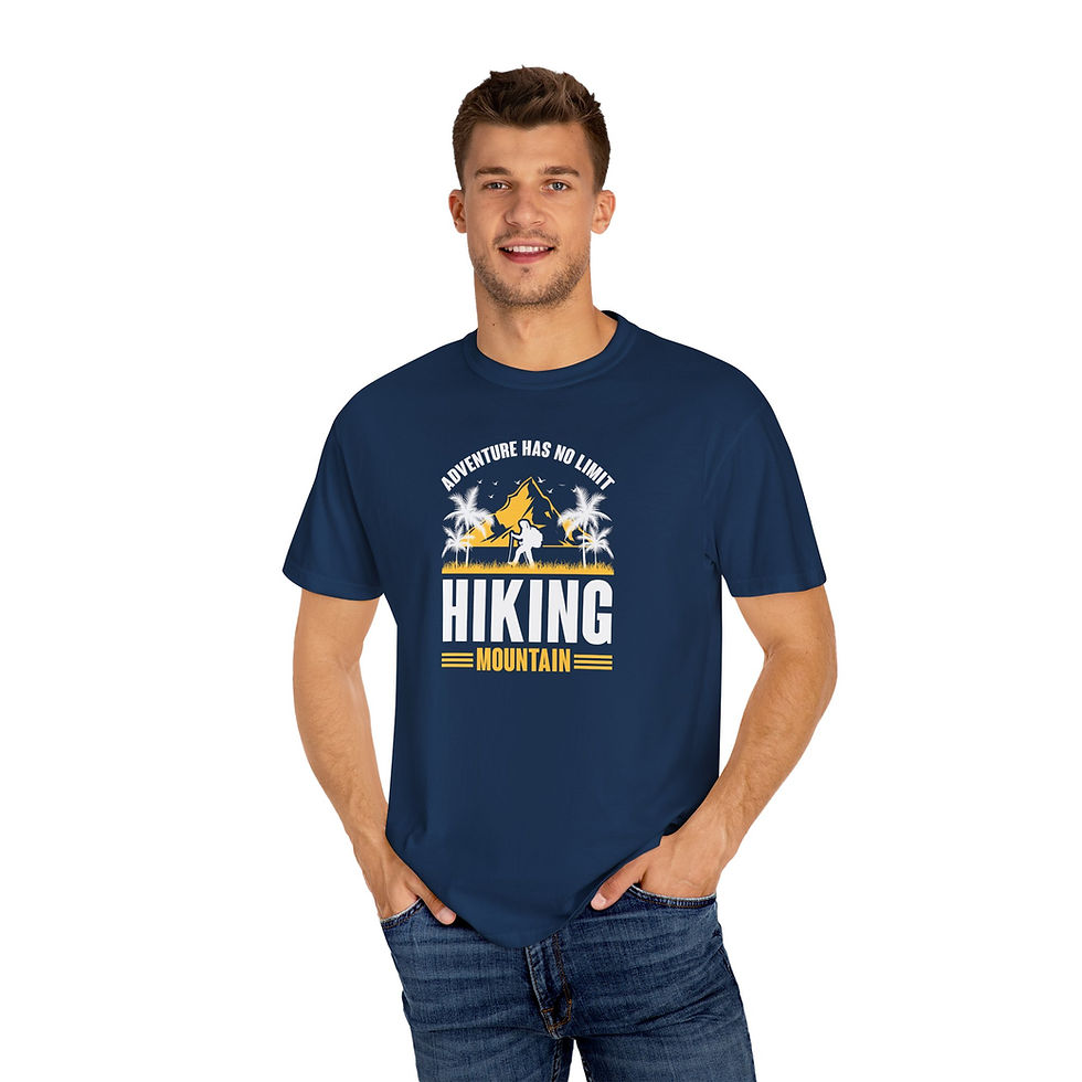 Thumbnail: Adventure Has No Limit Hiking T-Shirt, Unisex Outdoor Shirt, Gift for Hikers