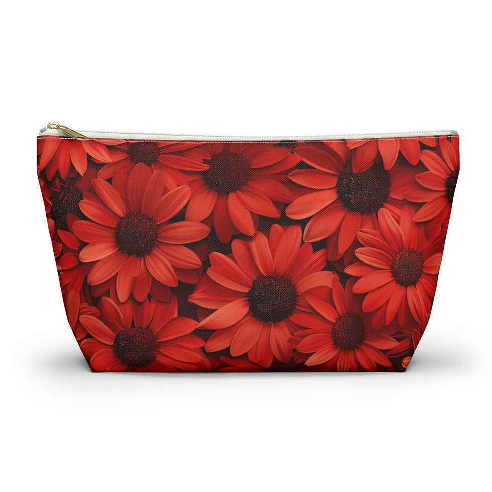 Thumbnail: Floral Accessory Pouch | Cute Makeup Bag, Gift for Her, Travel Toiletry Bag