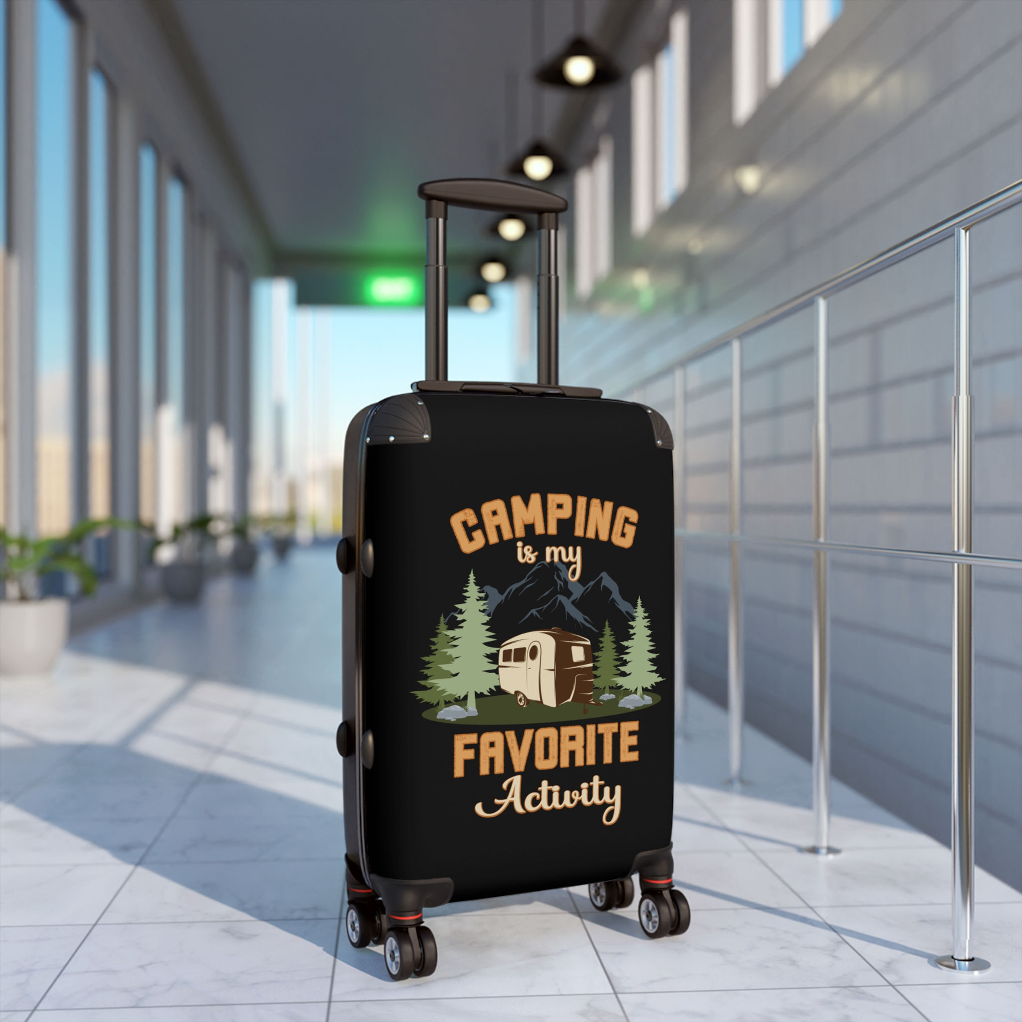 Camping-Themed Suitcase - Adventure
