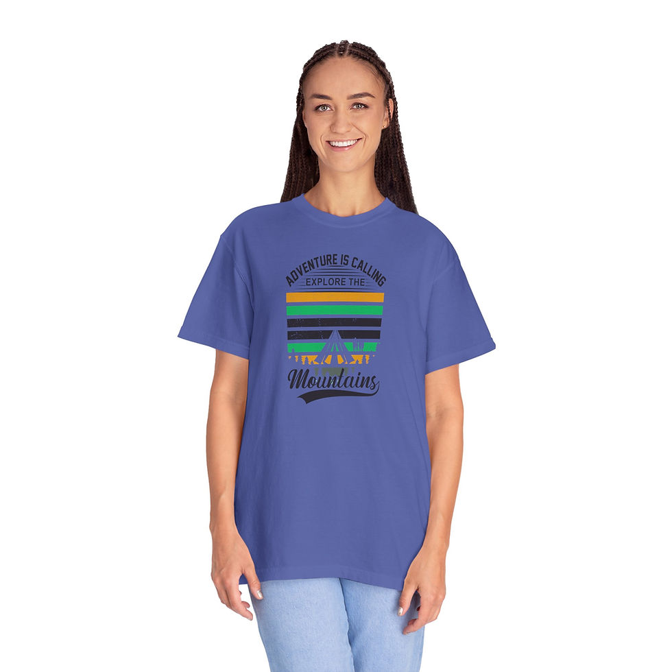 Thumbnail: Adventure Has No Limit Hiking T-Shirt, Unisex Outdoor Shirt, Gift for Hikers