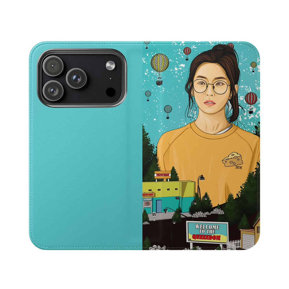 Thumbnail: KPop-Themed Phone Flip Case with Card Slots