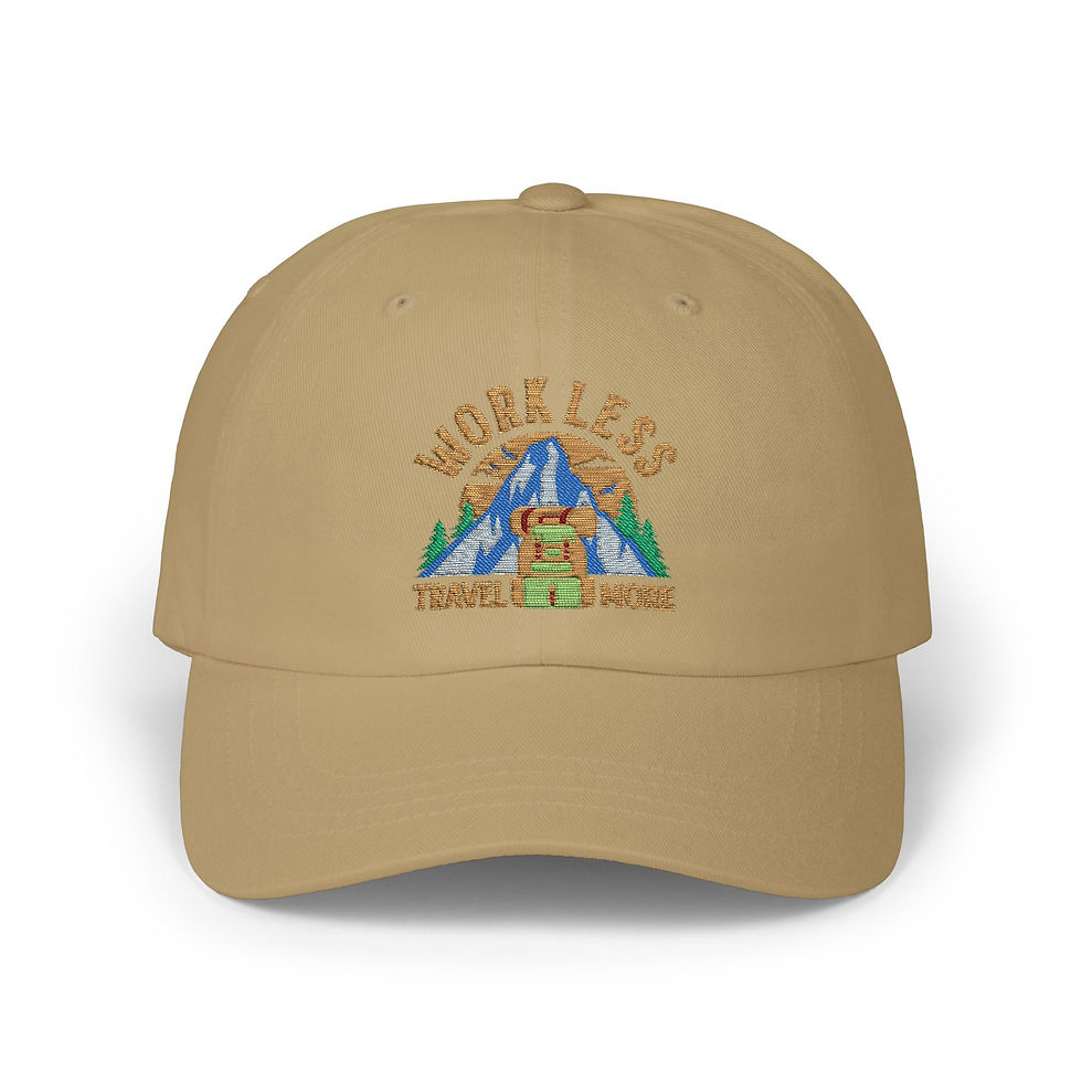 Thumbnail: Adventure Ready Classic Cap, Casual Baseball Hat, Father's Day Gift