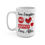 Thumbnail: Love laughter and happily ever after Mug | Funny Colorful Coffee Quote 15oz