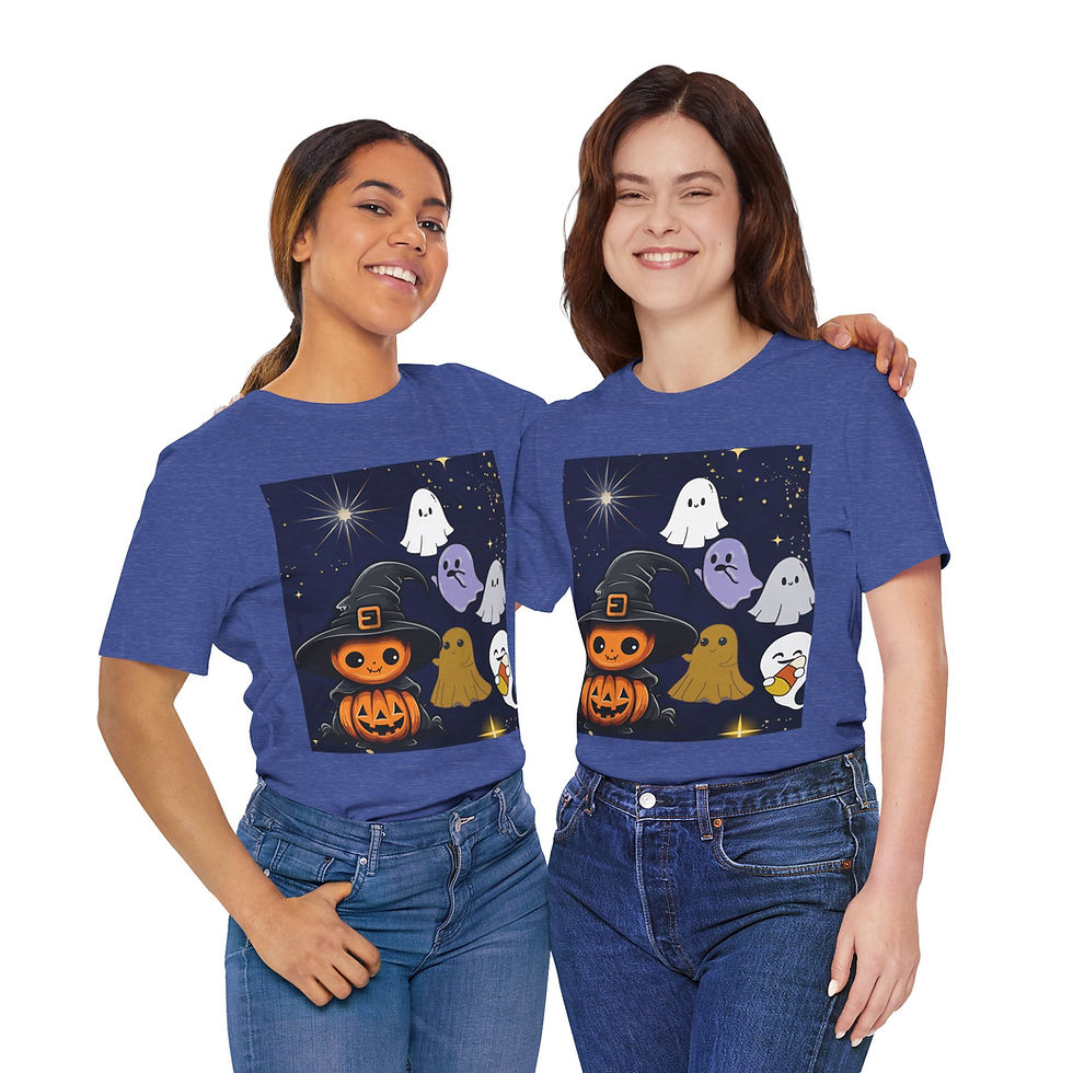 Thumbnail: Halloween-Themed Unisex T-Shirt | Spooky & Fun Graphic Tee | Halloween Graphic