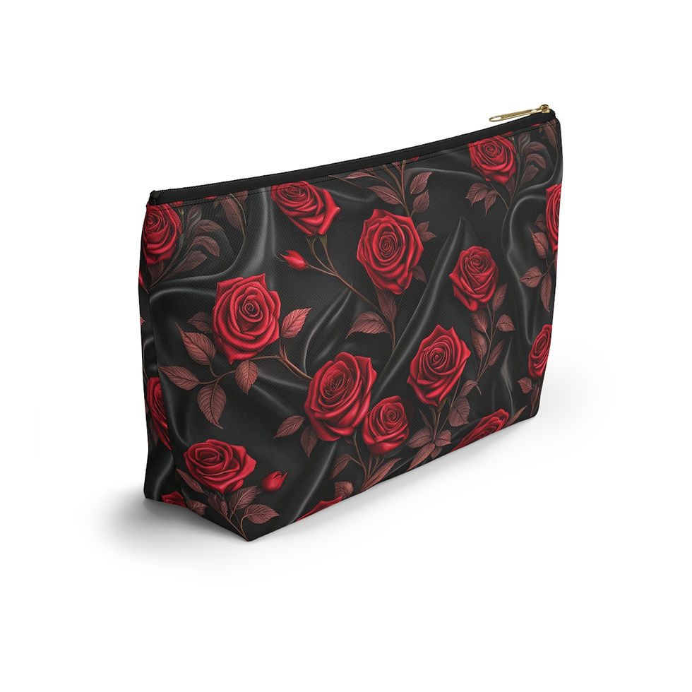 Thumbnail: Floral Accessory Pouch | Cute Makeup Bag, Gift for Her, Travel Toiletry Bag