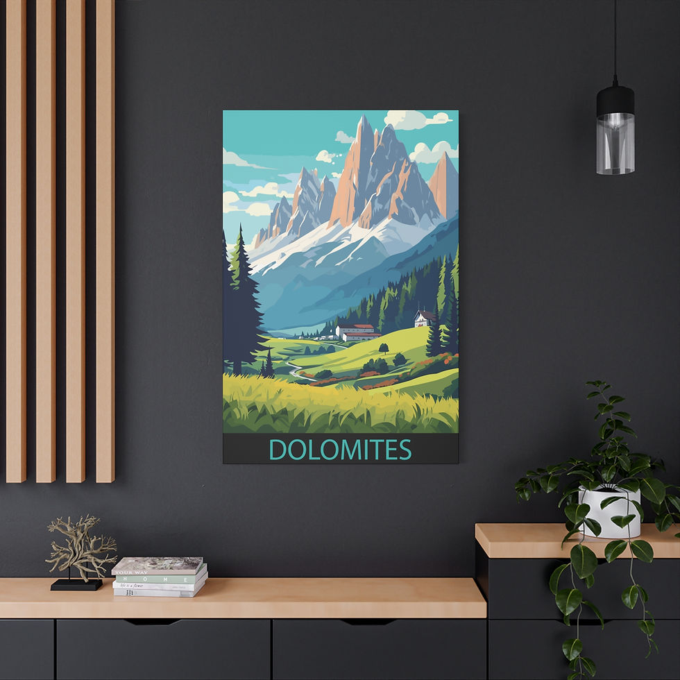 Thumbnail: Elegant Art Nouveau Matte Vertical Posters, Wall Decor,  Vintage Style Art Print