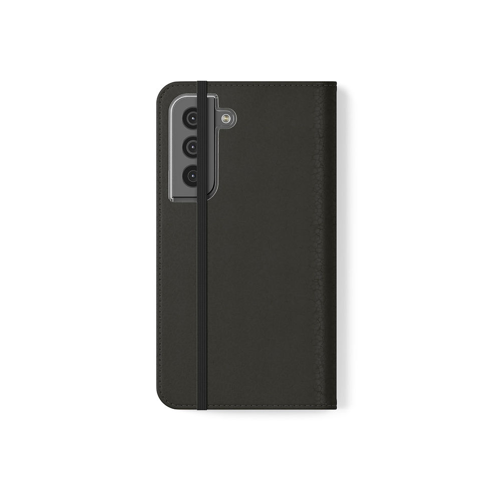 Thumbnail: Phone Flip Case — Cute Vintage Backpack Design, Card Slots