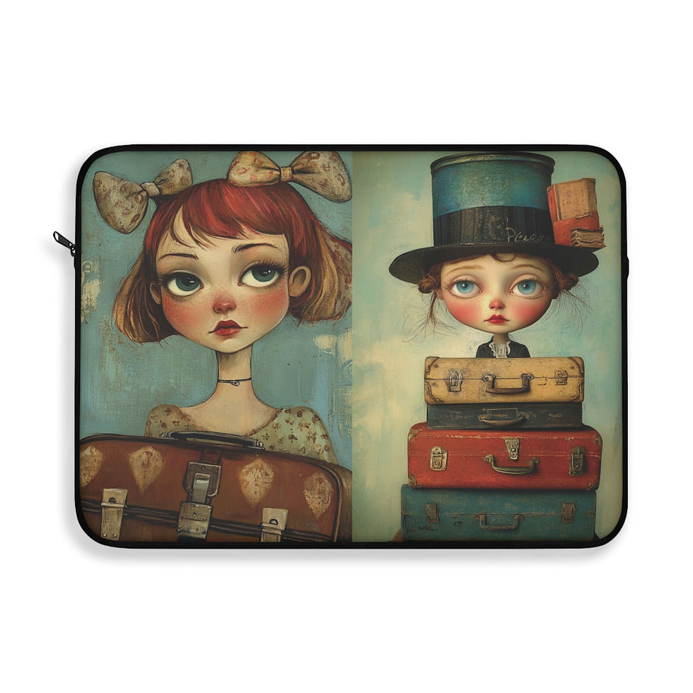 Thumbnail:  Laptop Sleeve — Travel Themed
