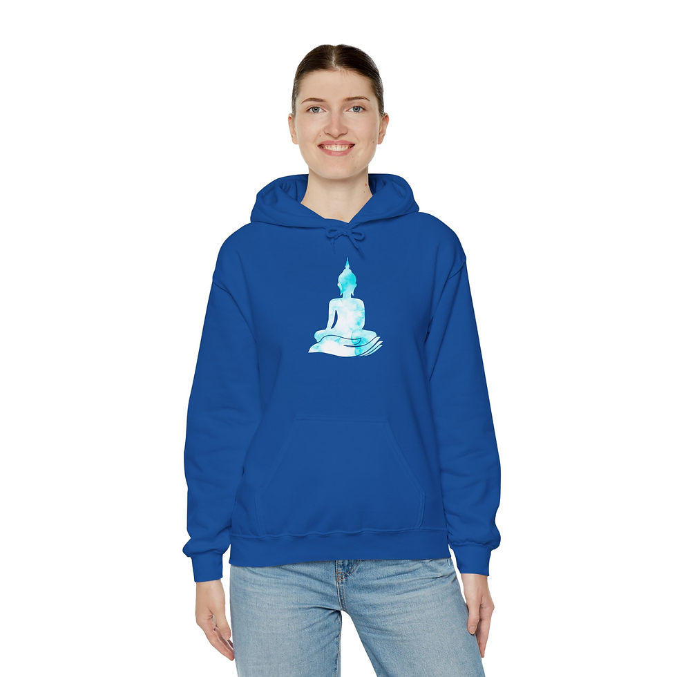 Thumbnail: Buddha Fan Hoodie - Spiritual Inspired Sweatshirt for Meditation Lovers