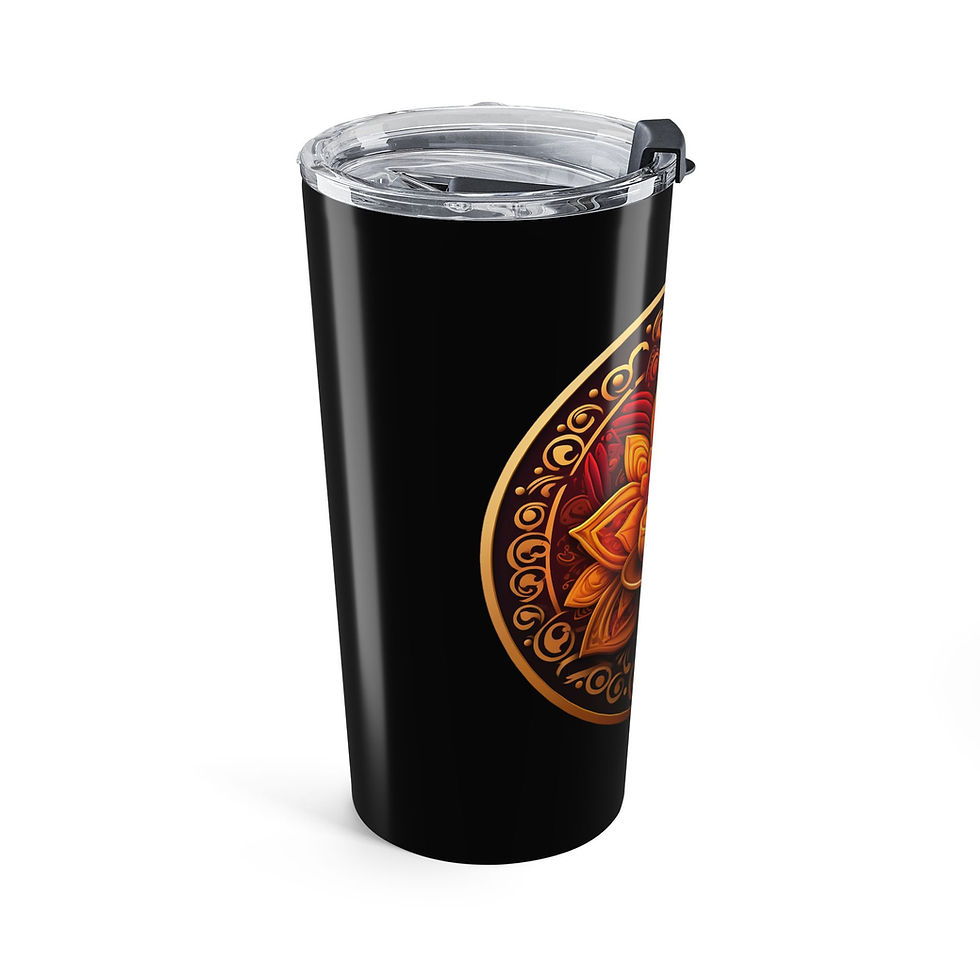 Thumbnail: Diwali Themed Tumbler 20oz |  Great for Diwali Gift, Double-Wall Insulated
