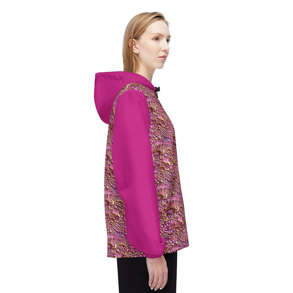 Thumbnail: Colorful Floral Windbreaker Jacket, Outdoor Jacket, Women’s and Men’s Fashion