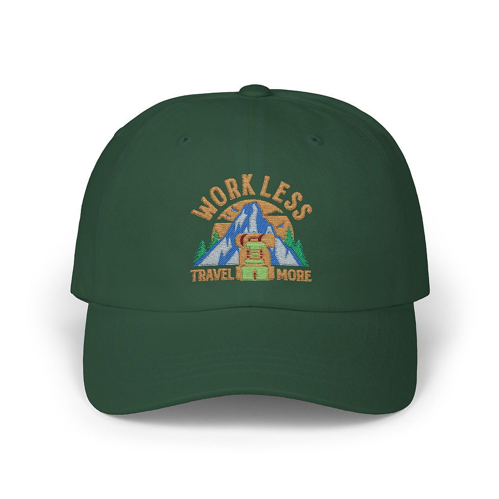 Thumbnail: Adventure Ready Classic Cap, Casual Baseball Hat, Father's Day Gift