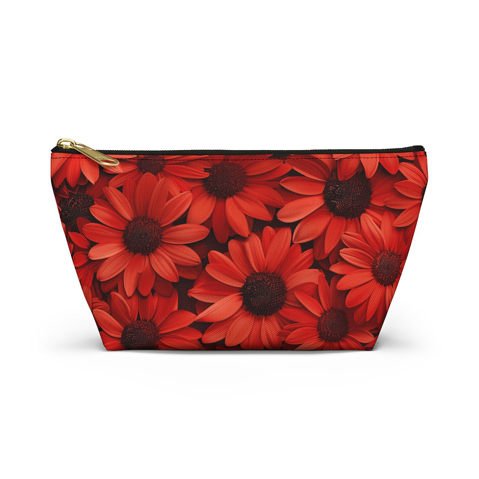 Thumbnail: Floral Accessory Pouch | Cute Makeup Bag, Gift for Her, Travel Toiletry Bag