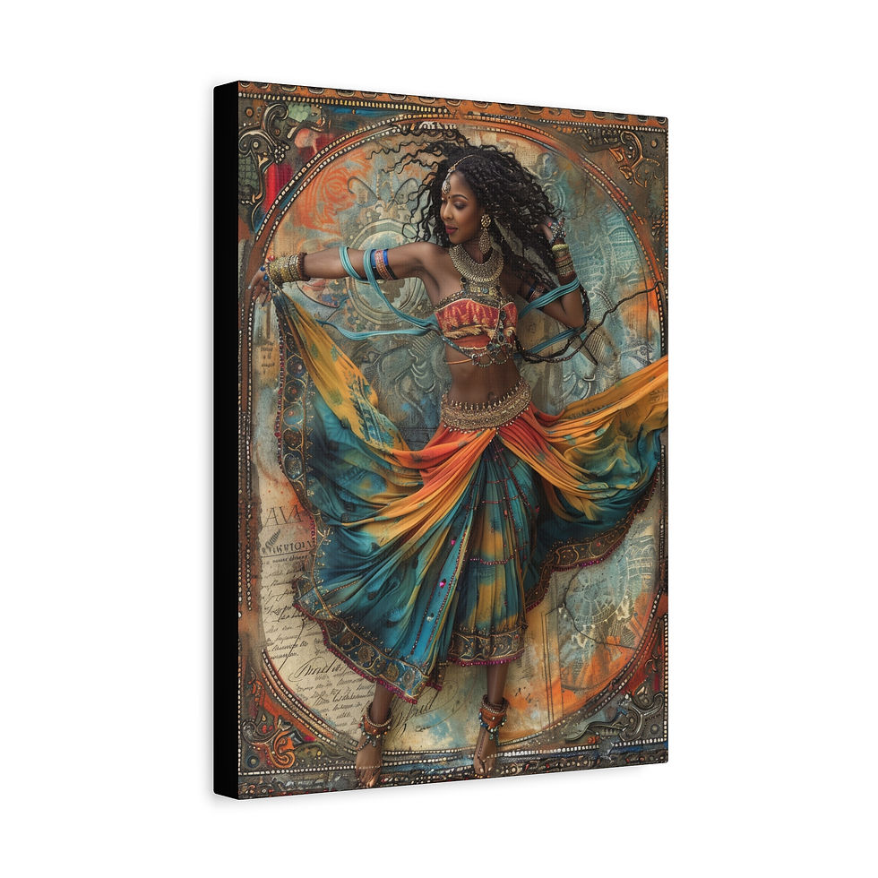 Thumbnail: Elegant Art Nouveau Matte Vertical Posters, Wall Decor, Vintage Style Art Print