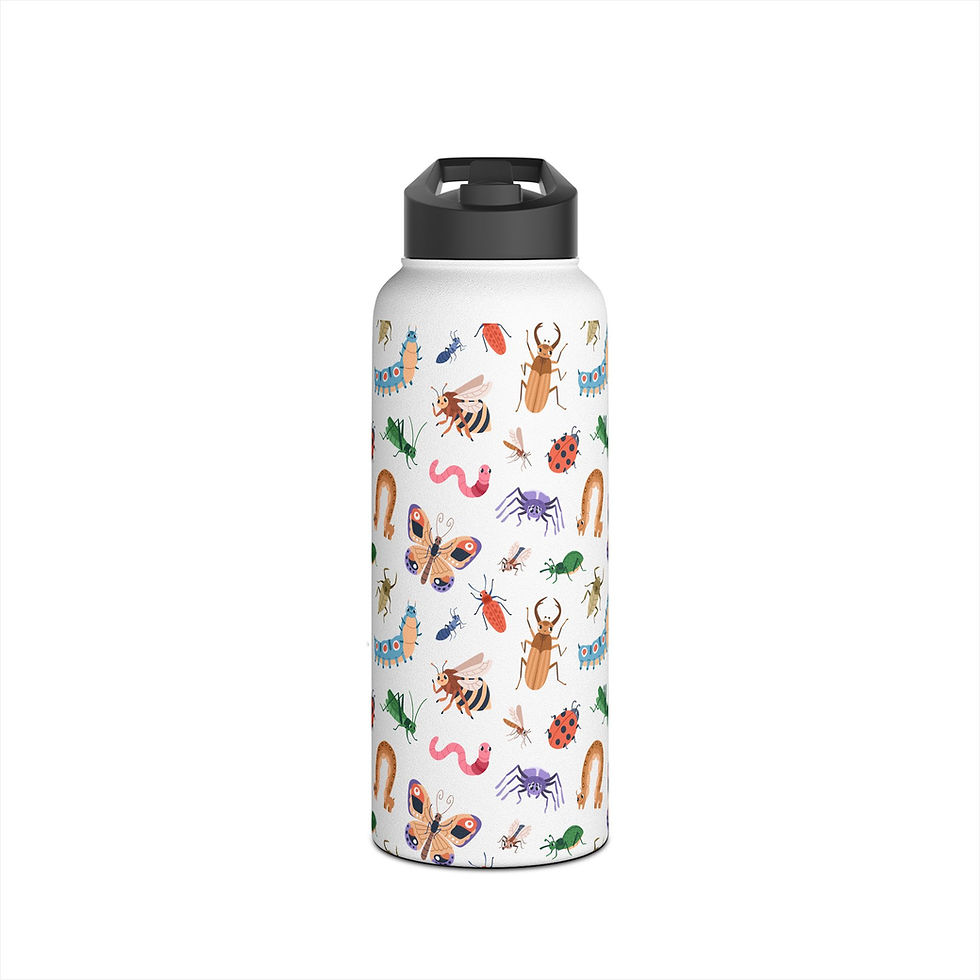 Thumbnail: Insects-Themed Water Bottle | Stainless Steel Bottle