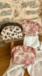 Miniature : TROUSSE DE TOILETTE FEUILLAGE ROSE