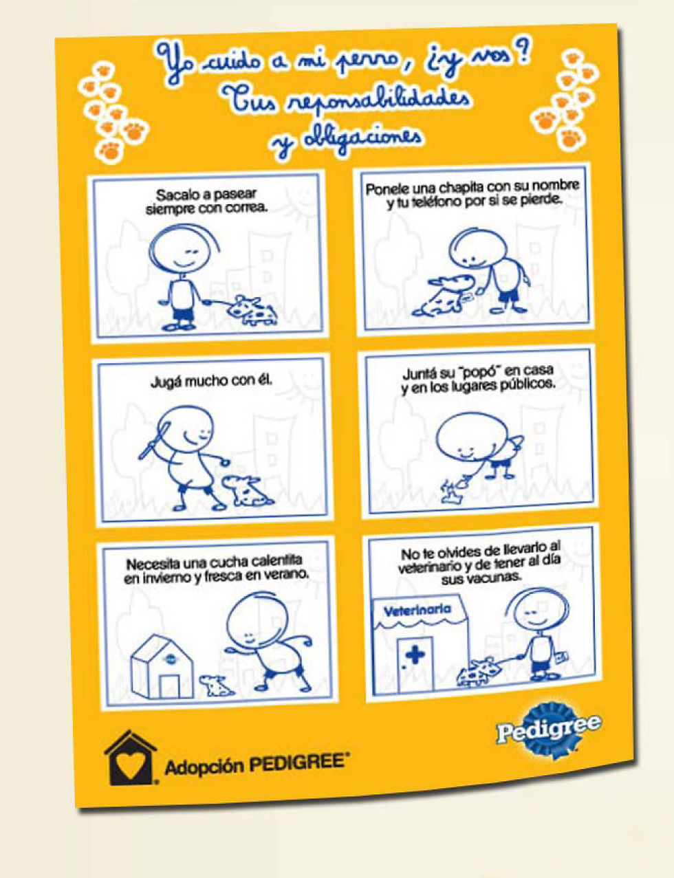 Flyer con stickers