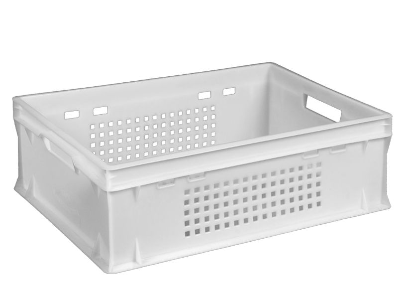 Прев'ю: Ящик пластиковий 600х400х200 E2 перфорований (ST6420-2020)