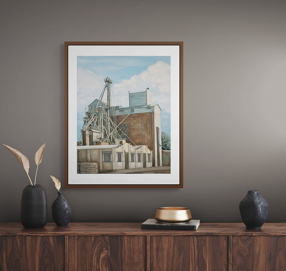 Thumbnail: Medium Templeton Feed & Grain Print (Open Series Print) 13X18 total size