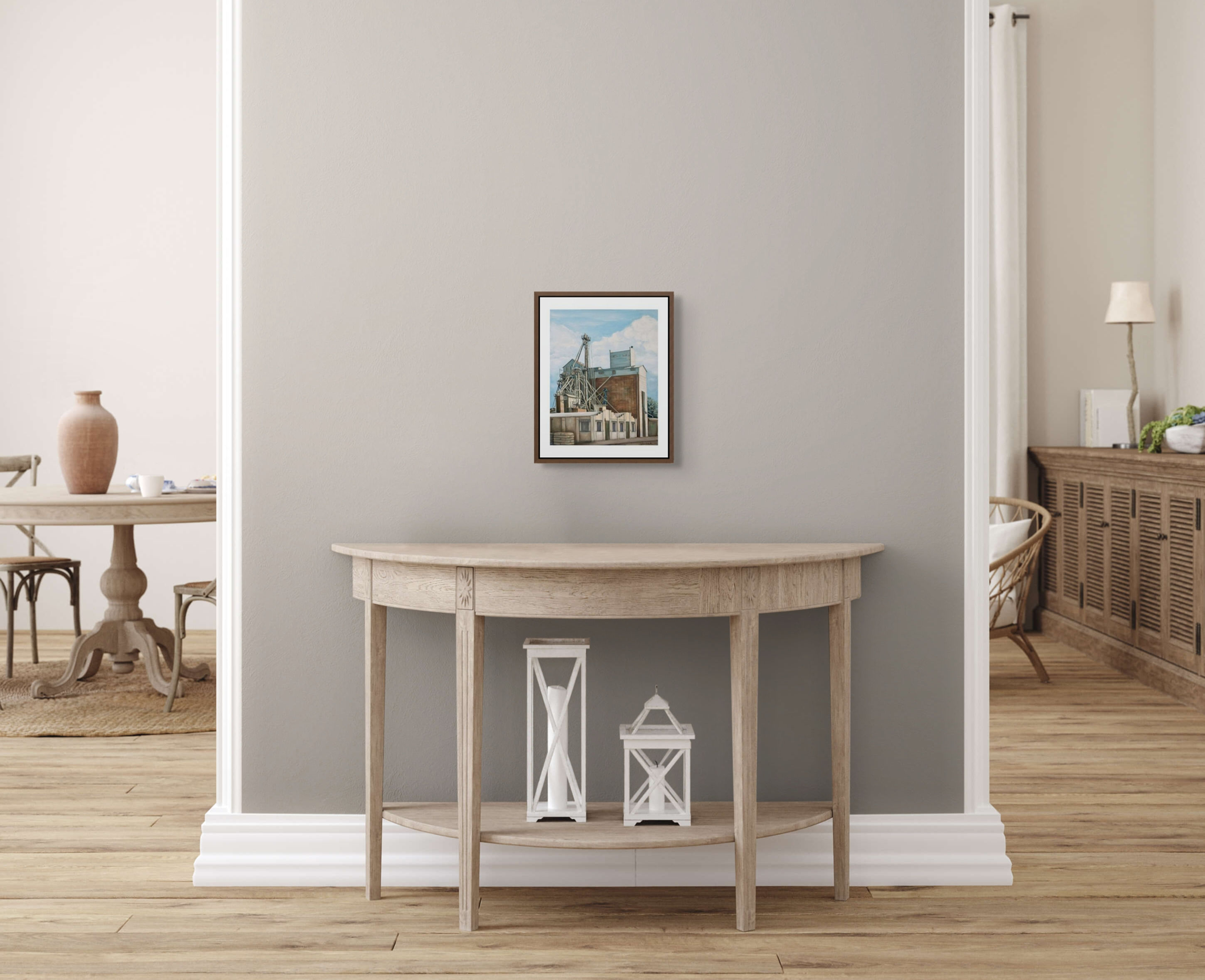 Small Templeton Feed & Grain Print (Open Series Print) 11X14 total size