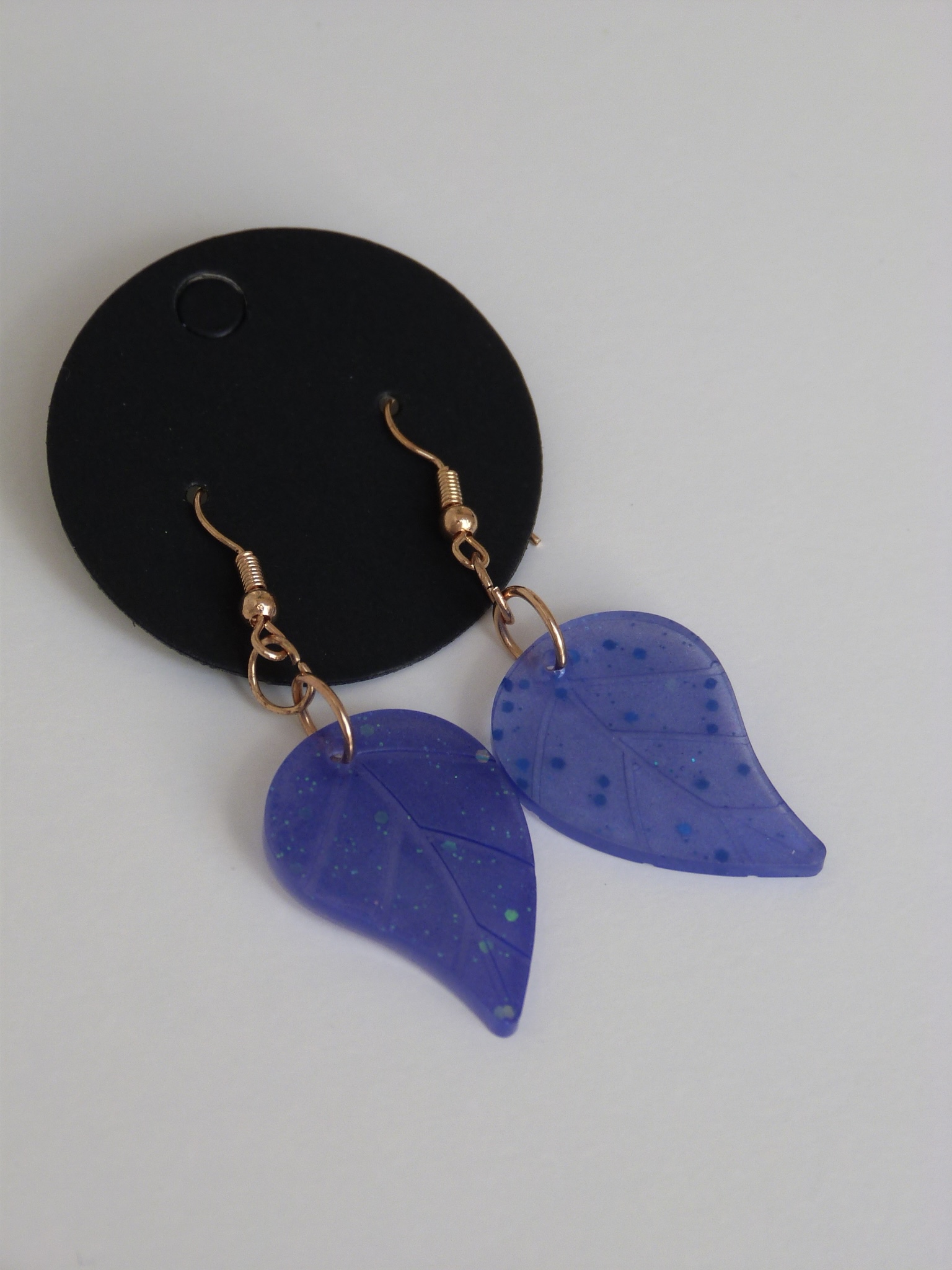 Boucles d'oreilles mini feuilles