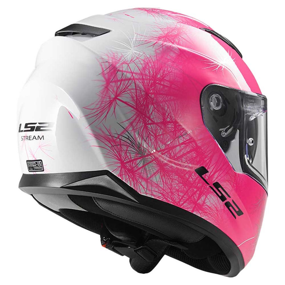 Miniatura: CASCO LS2 STREAM EVO WIND S BCO/ROSA FLUO FF320