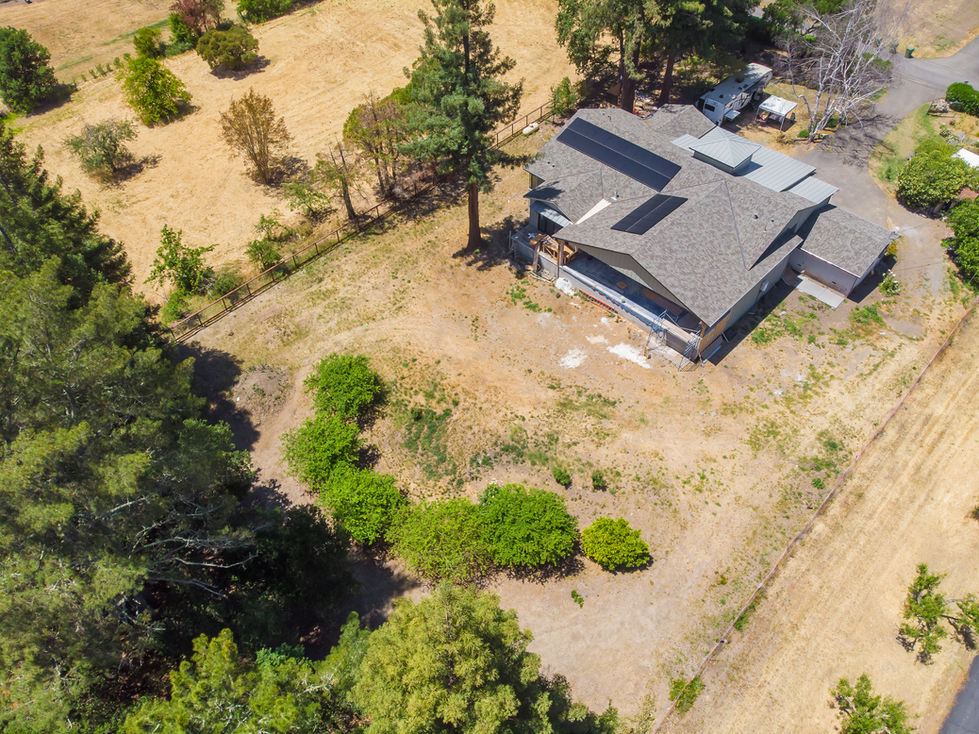 Major renovation landscape