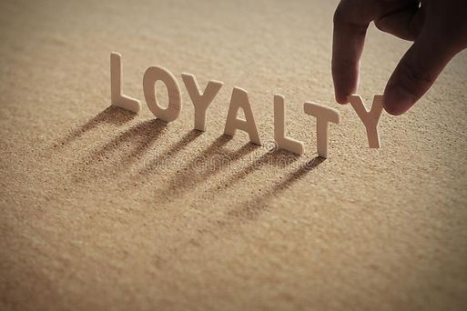 Image of the word Loyalty