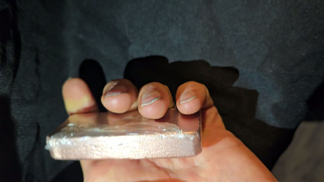 Thumbnail: 3 x 16 oz Hand Poured .999 Copper Bars (Set of Three Bars) – Rustic Bullion Bar