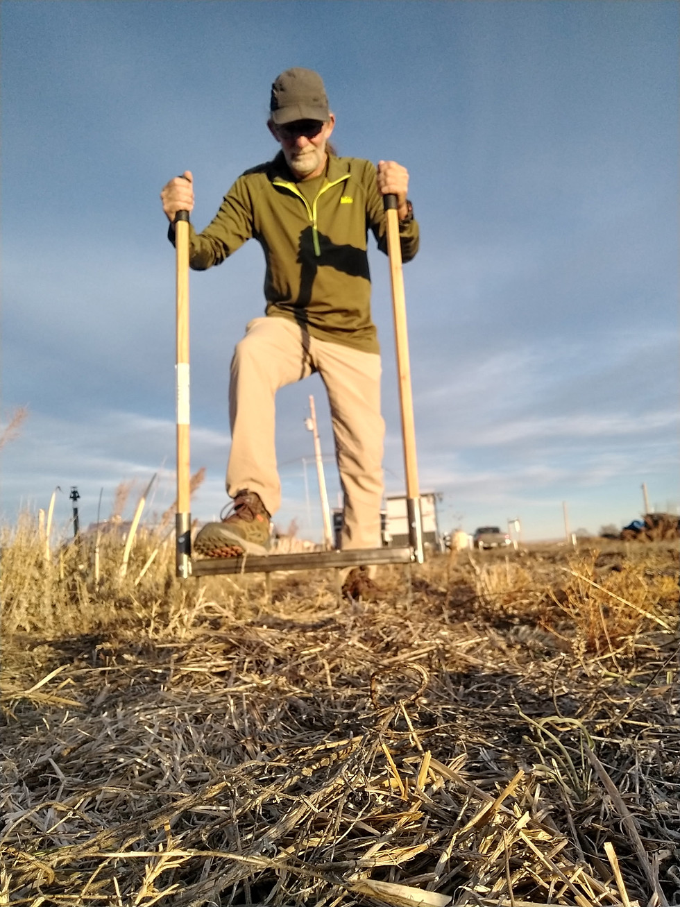 Thumbnail: Standard Broadfork (23") – The Groundbreaker - Hickory Handles