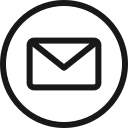Email marketing icon with envelope symbol
