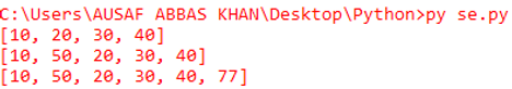 Manipulating elements of list