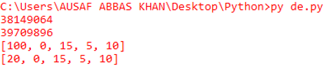 Manipulating elements of list Python
