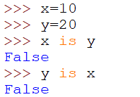is operator in Python