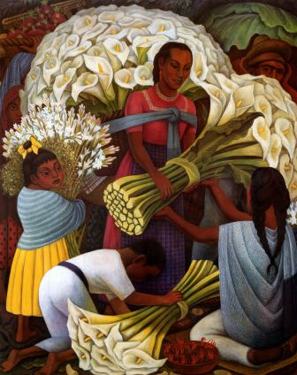 Diego Rivera, The Flower Vendor