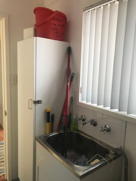 Before photo - Laundry