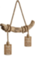Suspension en bois flotté