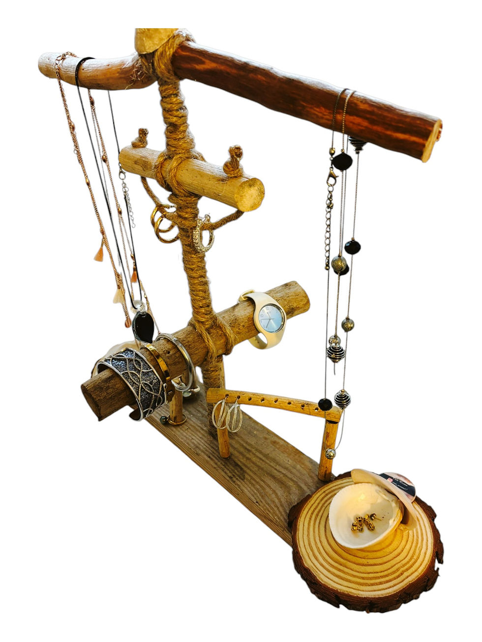 Miniature : Présentoir  pour bijoux en bois flotté