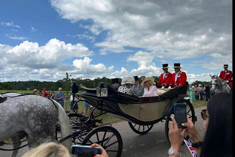 The Royal changeover in windsor great park