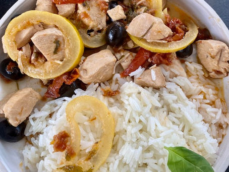 Poulet au citron et aux herbes