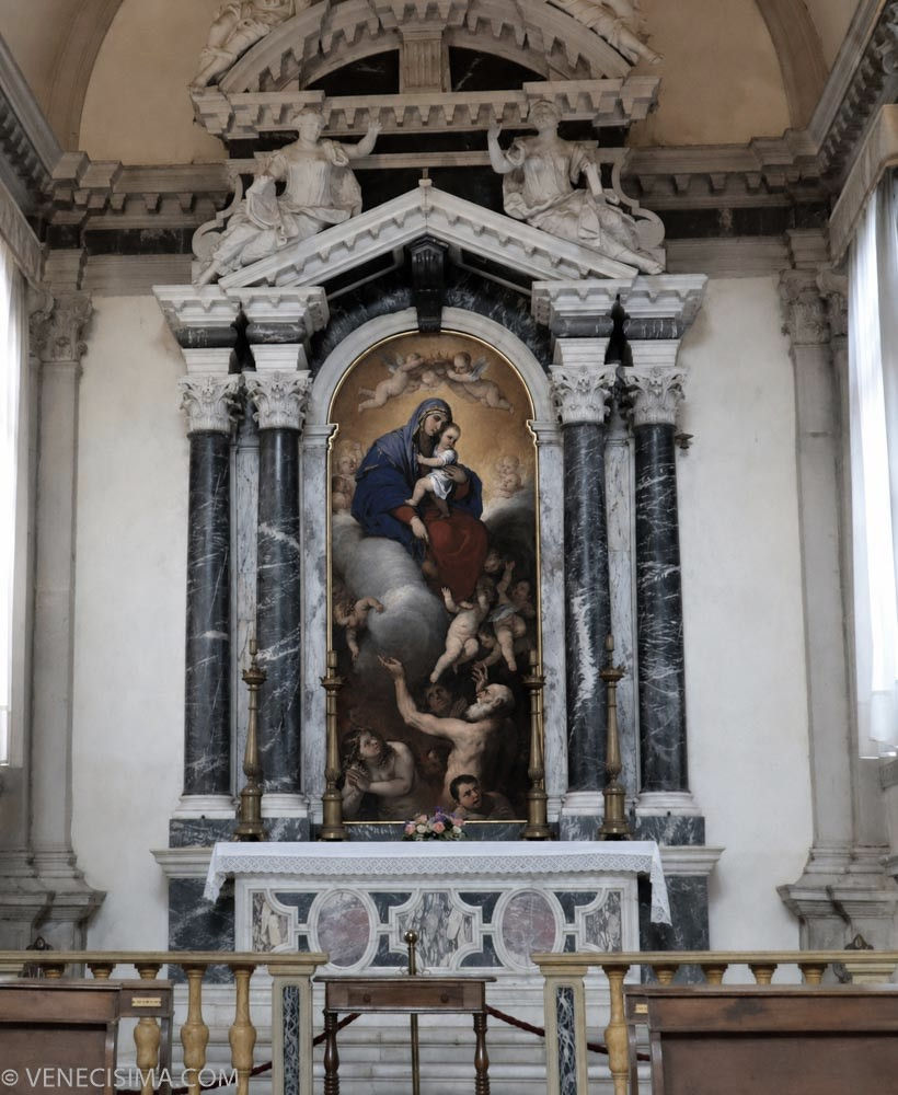 La representación barroca en Venecia de los 3 niveles del Purgatorio