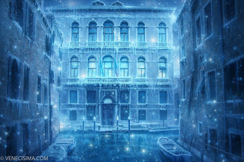 EL PALACIO QUE SE CONGELA EN NAVIDAD