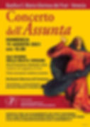 Anuncio del concierto de hoy, 15 de agosto de 2021
